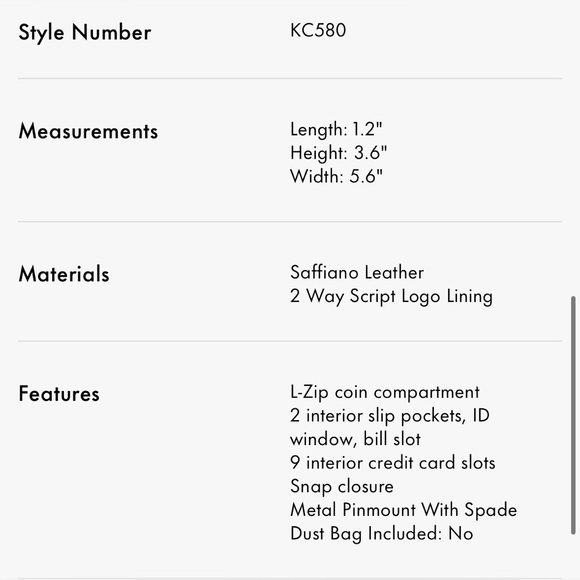 Kate Spade Madison wallet - Picture 10 of 10